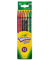 Crayola  Erasable Twistable Pencils 12 Pcs